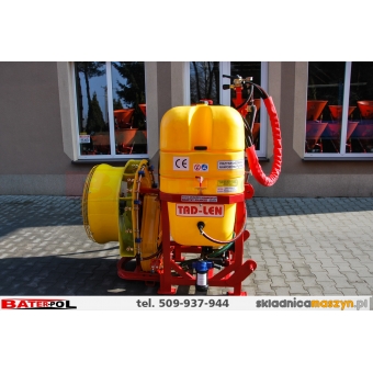 Opryskiwacz sadowniczy zawieszany TADLEN 400L - pompa 3-głowice ZEFIREK TL400S, 3-zbiorniki, zawór włoski sterowany z kabiny